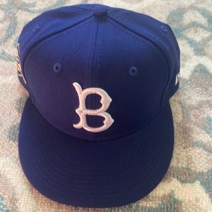 New era brooklyn dodgers fitted hat size 7 3/8